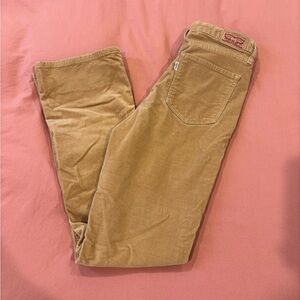 WOMEN'S LEVIS HIGH RISE BOOTCUT CORDUROY PANTS